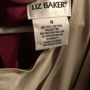 Liz Baker size 14 jacket and matching summer Top